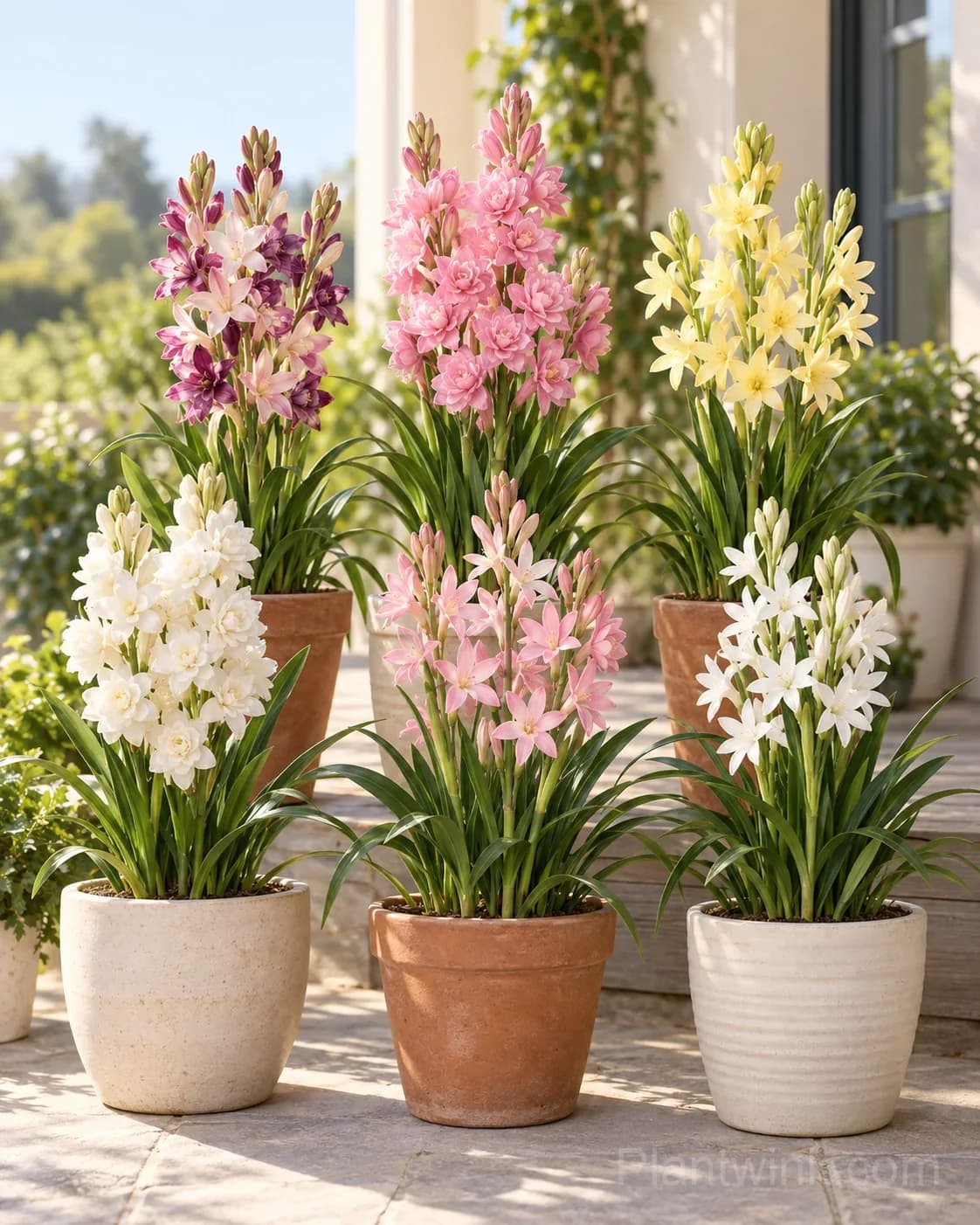 Fragrant Tuberose Bulbs – 6 Beautiful Varieties in One Collection - Main